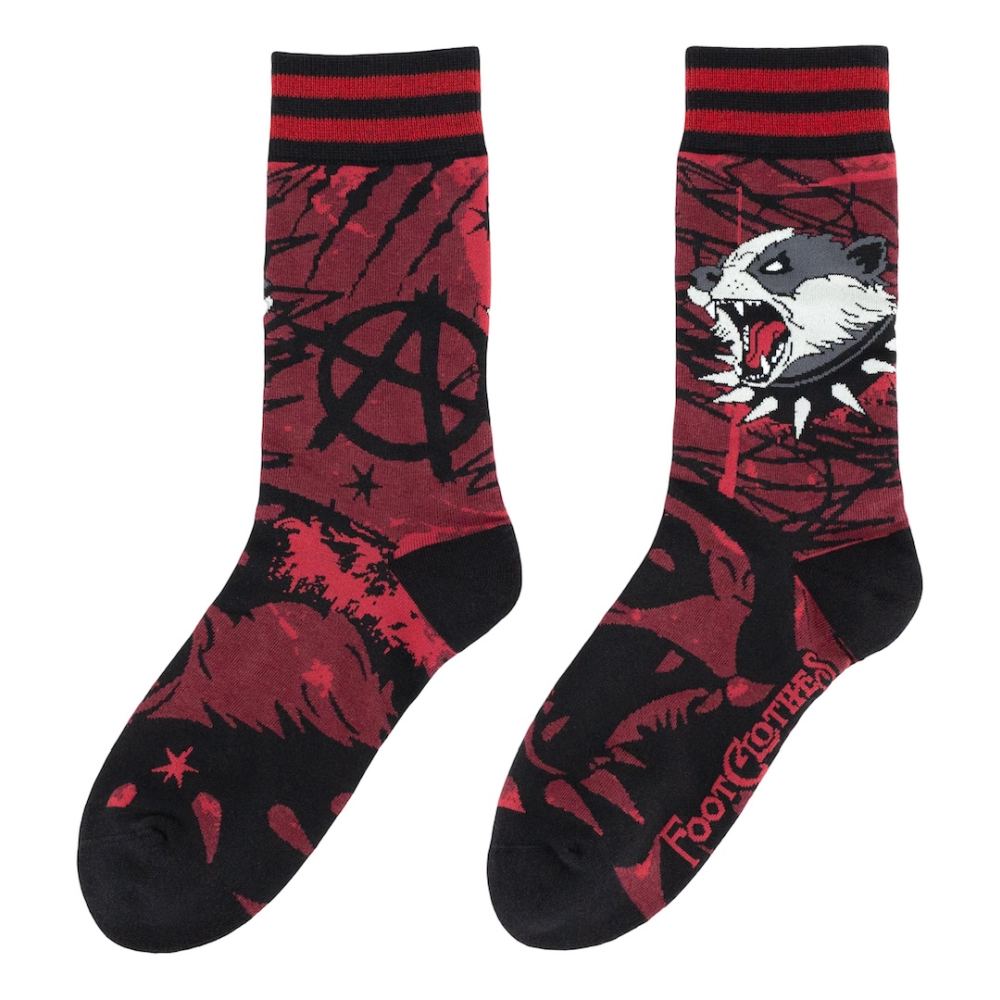 Footclothes - Anarchy Badger Sokken - Multicolours